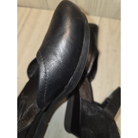 OTBT Black Leather Salem Mary Jane Hidden Wedge Women's Size 8.5 Whimsigoth - Picture 7 of 11